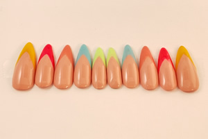 NailsByVin Colored French Tips